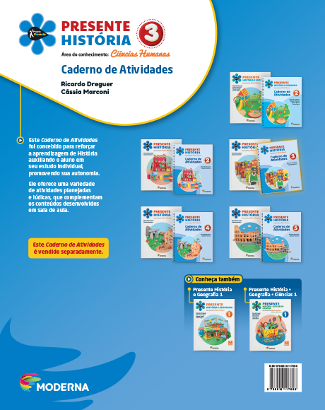 Caderno - Presente História 3 - verso